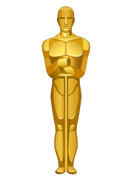 Statuetta cinematografica dorata